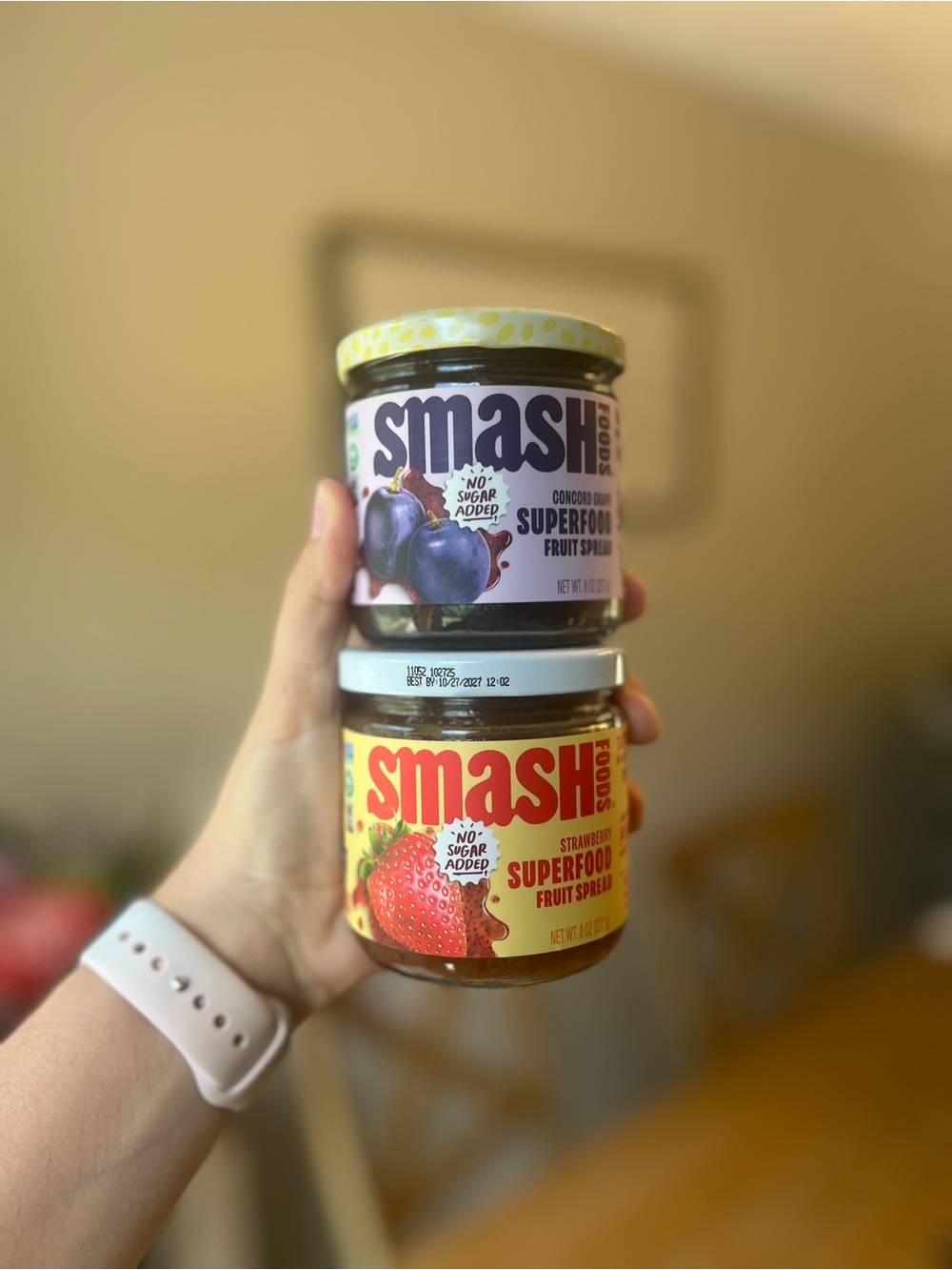 Smash Superfood Fruit Spread 2 Jars - Plum & Strawberry